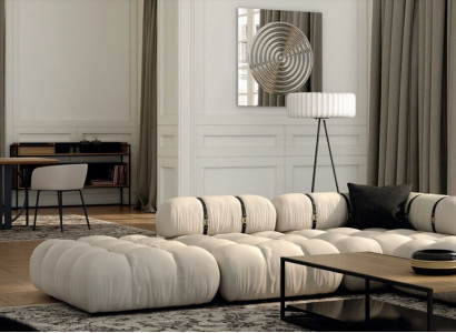 Corner sofa L-shape Sofa White Sofas Modern Living room Textile Upholstery Design Corner new